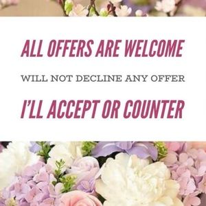 Offers are welcome here ☺️